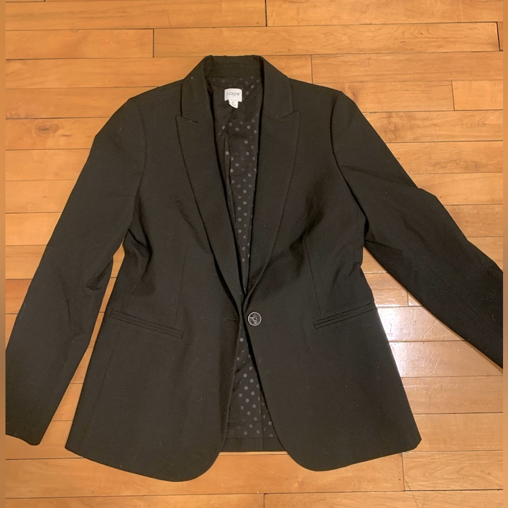 Black J Crew schoolboy blazer, RARE, like new condition, size S